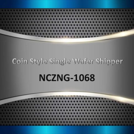 Coin Style Single Wafer Shipper, 6’’ / 150 mm , Natural PP