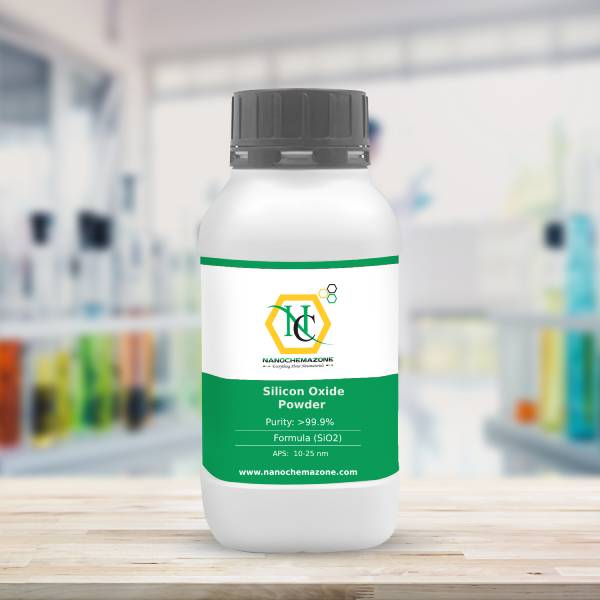 Silicon Oxide Nanoparticles / Nanopowder modified with single layer chain