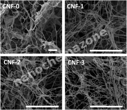 Cationic modified CNF
