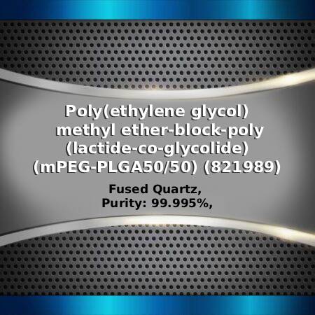 Poly(ethylene glycol) methyl ether-block-poly(lactide-co-glycolide)(mPEG-PLGA50/50) (821989)