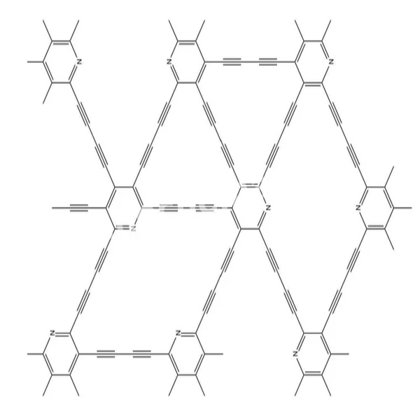 Single-Nitrogen-doped Graphdiyne Powder, 10 mg/bottle